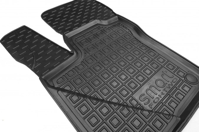 Tappetini di gomma su misura per Smart w453 Fortwo (2014+...)