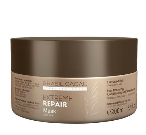 cadiveu brasil cacao extreme repair mask 200 ml maschera per capelli estremamente danneggiati e decolorati