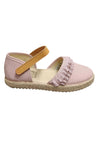 Espadrillas bambina Vul-Ladi Carla beige rosa verde tela velcro summer style