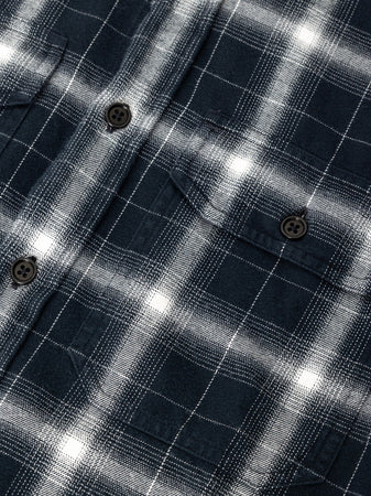 Tom Ford Camicia Western Uomo a Quadri - Blu Scuro e Bianco da uomo