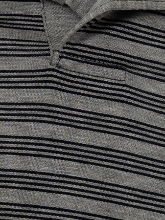 Corneliani Polo grigia a maniche corte da uomo