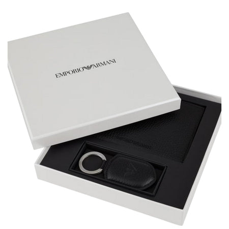 EMPORIO ARMANI portafogli uomo emporio armani - portafoglio - nero da uomo