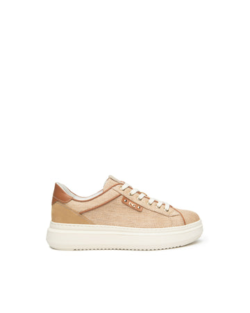 NeroGiardini Donna Sneakers in Tessuto e Pelle
