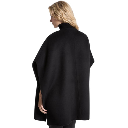 MICHAEL KORS cappotti donna michael kors - double - faced wool cape - nero da donna