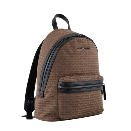 EMPORIO ARMANI zaino monospalla uomo emporio armani - zaino - marrone da uomo