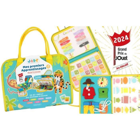 Sacca Attività - Montessori - GIADA - Gioco Educativo - Viaggio - Sensoriale - Gioco per Bambini - Design Francese