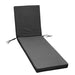 Cuscino prendisole GIARDINO PRIVATO MONTE CARLO - 185 x 55 x 6 cm - Grigio ardesia