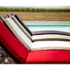 Cuscino prendisole GIARDINO PRIVATO MONTE CARLO - 185 x 55 x 6 cm - Grigio ardesia