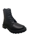 Anfibio bambino Cult Martin nero pelle lacci urban style