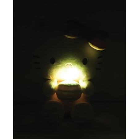 Peluche interattivo Compleanno Hello Kitty +/- 26 cm - JEMINI - Musica interattiva, candela e risate.