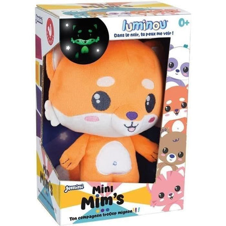 Peluche luminoso naturale - JEMINI - Mini volpe luminosa mim's - Funziona senza batteria - +/- 15 cm