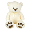 Orsetto Crema Peluche con Fiocco +/- 100 cm - PLANET PLUCH - Orsetto Crema Grande da 1 metro, irresistibilmente morbido.