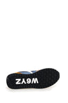 W6yz scarpe uomo  JET-M. - Sneakers in tessuto tecnico e suede - Beige-Blu