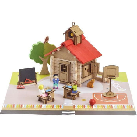 The Village School - Gioco di costruzione - JEUJURA - 125 pezzi