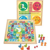 JEUJURA Gioco di oca e cavallini - Vassoio in legno