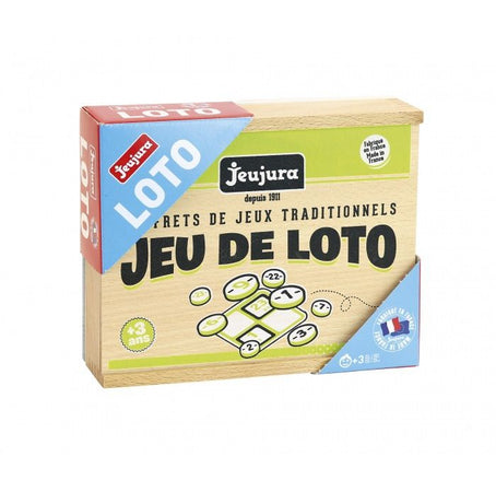 Gioco della lotteria - scatola di legno
