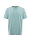Gran Sasso T-Shirt Basica in Cotone Turchese da uomo