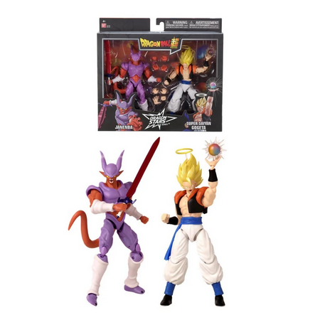 BANDAI DRAGON BALL PERSONAGGI COPPIA CM 17 GOGETA CONTRO JANENBA