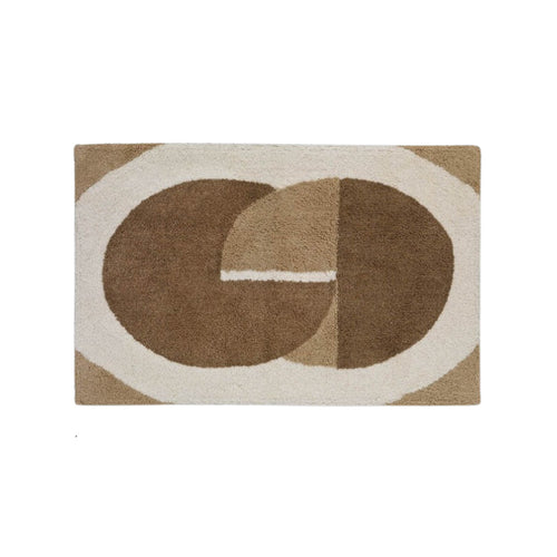 Tappeto Bagno Mirabello Carrara Intreccio 70 x 140 CM 100% Cotone