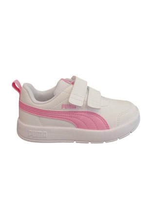 Scarpe sneakers Unisex bambini PUMA COURTFLEX  blue-bianco-rosso velcro