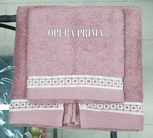 Set Asciugamani Opera Prima Marte  Spugna di Cotone