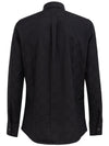 Dolce & Gabbana Camicia logo ricamato tono su tono da uomo