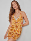 Pigiama Donna Gisela Primavera/Estate 2/20269S Corto con Pizzo Stampato