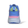 Sneakers bambina PUMA Trinity celeste rosa bianco giallo con lacci