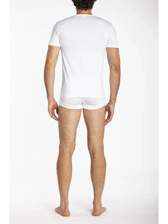 Julipet Maglia Intima da Uomo In Cotone Elastico Scollo a V Maniche Corte Iper JNL121 S23