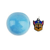 Bomba da bagno take care effervescente al profumo di cocco, 100% vegana, dermatologicamente testata con un regalo a sorpresa all'interno paw patrol CHASE il poliziotto