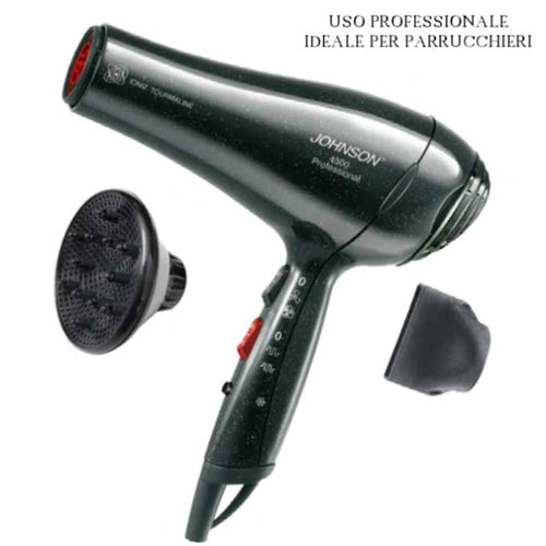 Asciugacapelli Professionale Ioniz Tormaline

Potenza 2200 W – Colpo d'aria fredda – 2 Commutatori – 2 Velocità – 3 Temperature – Filtro posteriore in filo metallico intrecciato Inox, removibile – Griglia in tormalina – Deflettore Extra
