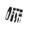 KIT barba 5 in 1 - JOCCA - 1439 - 3V - 4 pettini - Nero e acciaio inox