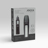 KIT barba 5 in 1 - JOCCA - 1439 - 3V - 4 pettini - Nero e acciaio inox