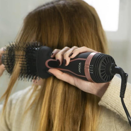 JOCCA 1567 - Spazzola per asciugare - Asciugacapelli, piastra per capelli, funzione pettine - 3 livelli di calore