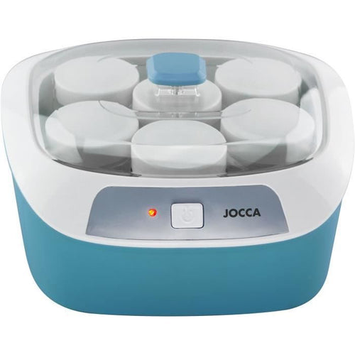 Yogurtiera - JOCCA - 1575 - 6 vasetti - Blu e bianco