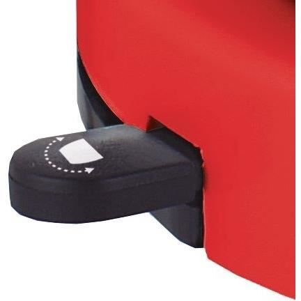 Robot da cucina JOCCA - Ciotola in acciaio inossidabile da 3,5 l - 5 velocità - Rosso e grigio