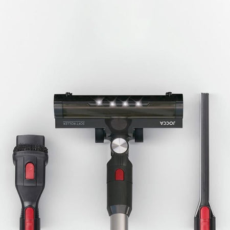 JOCCA Aspirapolvere a batteria con touchscreen - 8000 Pa - 55 minuti - 0,7 L - Grigio