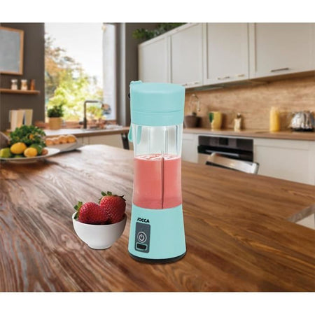 Frullatore portatile - JOCCA - SWEET - 380 ml - 2000 mAh - Con cavo USB - Verde