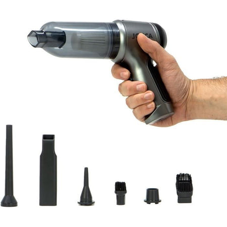 Aspirapolvere per auto - JOCCA - 2000 mAH - 2 velocità - Grigio