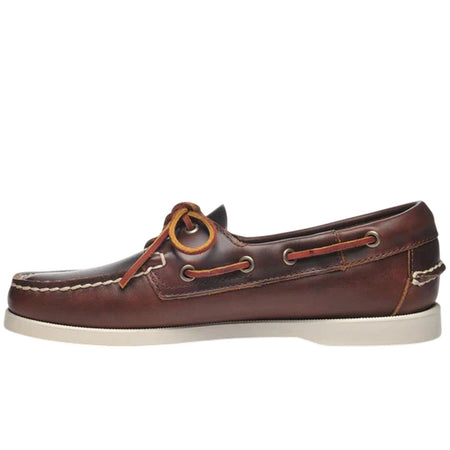 SEBAGO mocassini donna sebago - docksides portland waxed woman - marrone da donna