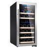 Cantinetta refrigerante con porta in vetro, capienza 33 bottiglie