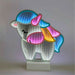 Lampada Led Effetto Neon Unicorn itotal