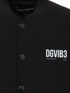 Dolce & Gabbana Bomber in Tessuto Nero DGVIB3 da uomo