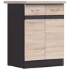 Junona Cooking Low Cabinet 60 cm - 2 Porte - Trovate - Chene Sonoma