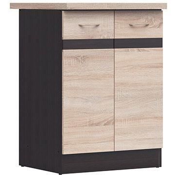 Junona Cooking Low Cabinet 60 cm - 2 Porte - Trovate - Chene Sonoma