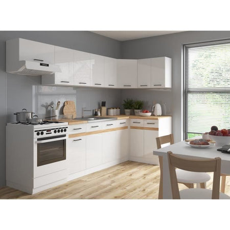 Junona High Furniture 60 cm - 2 porte - Bianco lucido