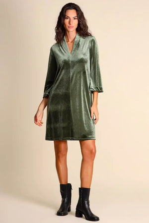 JUSTMINE | Abito in jersey di velluto stretch