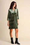 JUSTMINE | Abito in jersey di velluto stretch
