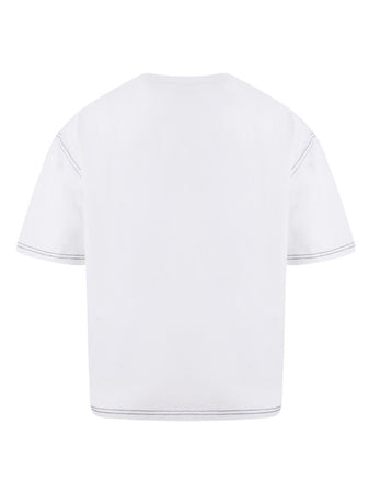 Kenzo T-Shirt in Cotone bianco da donna