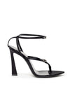 Saint Laurent Sandali con Tacco in Crepe Satin Saint Laurent da donna